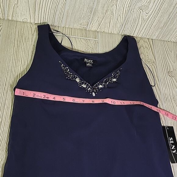 S.L. Fashions Sheer Chiffon Sleevless Dress With Sheer Jacket Womens Size 10 NWT - Picture 11 of 13